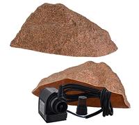 GARTENDEK Faux Rocher pour Le Jardin Et Arrière-Cour - Artificielle, Fausse Pierre pour La Décoration De Paysage, pour Cacher Les Utilitaires de Jardin, Couverture Ø 39cm S-01, Rouge