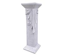 gartendekoparadies.de Colonne élégante, Grand socle Solide, Hauteur 98 cm, 30 x 30 cm, 92 kg, en Pierre moulée résistante au Gel