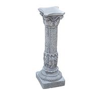 gartendekoparadies.de Colonne grecque et romaine massive piédestal antique élément de décoration de jardin ou de pièce en pierre reconstituée, résistant au gel