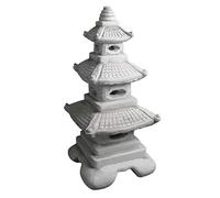 gartendekoparadies.de Énorme Lanterne Japonaise en Pierre pagode Yukimi Oki Gata en Pierre reconstituée, résistant au Gel