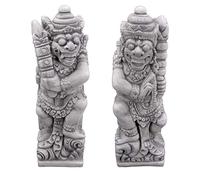 gartendekoparadies.de Ensemble de statues massives Maya Inca Dieu Indien aztèque en Pierre reconstituée, résistant au Gel