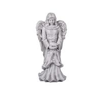 gartendekoparadies.de Figure d'ange Amoureux avec Tourterelle en Pierre reconstituée, résistant au Gel décoration de Tombe