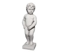 gartendekoparadies.de Figure de Pierre Manneken PIS Petit Homme se soulageant en Pierre reconstituée, résistant au Gel (Gris)