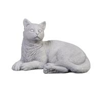 gartendekoparadies.de Figure de Pierre Massive Chat allongé en Pierre reconstituée, résistant au Gel