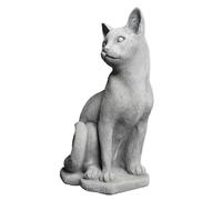 gartendekoparadies.de Figure de Pierre Massive Chat décoration de Jardin en Pierre reconstituée, résistant au Gel décoration de pièce