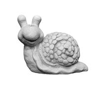 gartendekoparadies.de Figure de Pierre Massive Escargot Amusant en Pierre reconstituée, résistant au Gel décoration de Jardin décoration de pièce