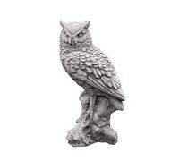 gartendekoparadies.de Figure de Pierre Massive Hibou Grand duc Moyen duc Oiseau en Pierre reconstituée, résistant au Gel