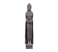 gartendekoparadies.de Figure de Pierre Massive Moine Bouddha Mince en Pierre reconstituée, résistant au Gel (Multicolore)