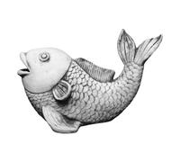 gartendekoparadies.de Figure de Pierre Massive Poisson koï soragoi en Pierre reconstituée, résistant au Gel