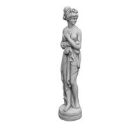 gartendekoparadies.de Figure de Pierre Massive Statue Pandore sur Socle en Pierre reconstituée, résistant au Gel décoration de pièce décoration de Jardin