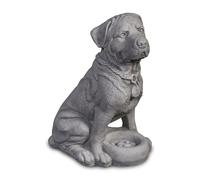gartendekoparadies.de Figure en Pierre Massive de Rottweiler Chien Figure de Jardin en Pierre reconstituée, résistant au Gel