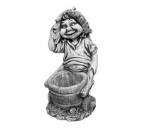 gartendekoparadies.de GNOME occupé Amusant en Pierre reconstituée, résistant au Gel