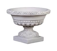 gartendekoparadies.de Grand Pot de Fleur Massif vasque pour Plantes en Pierre reconstituée, résistant au Gel