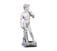 gartendekoparadies.de Magnifique Figure Reproduction de David de Michel-Ange en Pierre reconstituée, résistant au Gel