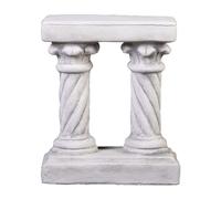 gartendekoparadies.de Magnifique piédestal sur Deux colonnes pour Statues ou jardinières en Pierre reconstituée, résistant au Gel