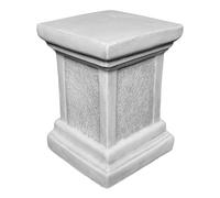 gartendekoparadies.de Piédestal Socle en Pierre Massif Socle 24 x 24 cm en Pierre reconstituée résistante au Gel
