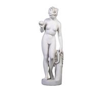 gartendekoparadies.de Ravissante Figure de Vénus de Canova avec Pomme en Pierre reconstituée, résistant au Gel
