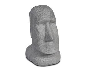 gartendekoparadies.de Statue de Pierre Moai Visage tête de l'île de Pâques élément de décoration en Pierre reconstituée, résistant au Gel