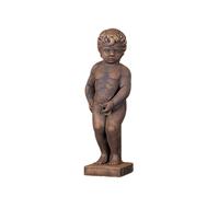 gartendekoparadies.de Statuette de mannekenpis/petit homme en train de se soulager En pierre artificielle résistante au gel
