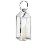 Gartenfreude 9000-1001-01 Lanterne en Acier Inoxydable M avec éclairage LED