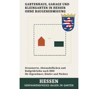 Gartenhaus, Garage und Kleingarten in Hessen ohne Baugenehmigung: Grenzwerte, Abstandsflächen und Bußgeldrisiko nach HBO für Eigentümer, Käufer und Pächter