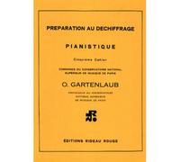 Méthodes et pédagogie RIDEAU ROUGE GARTENLAUB - PREPARATION AU DECHIFFRAGE PIANO - FORMATION MUSICALE Formation musicale - solfège