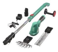 GartenMeister Kit de cisaille à Gazon et à arbustes sans Fil 4en1 10,8 V avec Manche Mobile