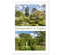 Gartenparadiese in England (Wandkalender 2026 DIN A4 hoch), CALVENDO Monatskalender: Zauberhafte Momentaufnahmen aus den schönsten Gärten und Parks mit faszinierenden Detailbildern