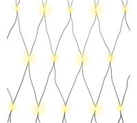 Gartenpirat Filet lumineux LED 3x3 m avec 200 LED coloris blanc chaud