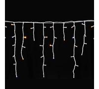 Gartenpirat Guirlande lumineuse Noël 6 m 240 LED blanc chaud blanc froid effet neige