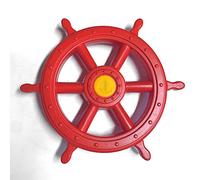 Gartenpirat Volant XXL gouvernail Plastique Rouge Tour Jeux Enfants