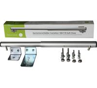 Gartentorschliesser Ferme-Portail Camelion 180/170 Soft Close, Argenté - Angle de 120