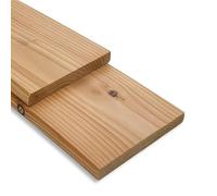Gartenwelt Riegelsberger Bois de construction en mélèze naturel 20x190 mm 50 cm - Bois équarri raboté 4 faces et chanfreiné, poutre bois massif pour terrasse, ossature, extérieur & DIY
