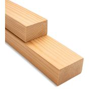 Gartenwelt Riegelsberger Bois de construction en mélèze naturel 40x70 mm 150 cm - Bois équarri raboté 4 faces et chanfreiné, poutre bois massif pour terrasse, ossature, extérieur & DIY