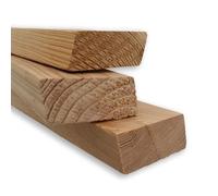 Gartenwelt Riegelsberger Lame rhombus en mélèze naturel 21x68 mm 120 cm - profil rhombus 15° - bardage bois façade & brise-vue
