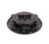 Gartenwelt Riegelsberger Lot de 10 pieds réglables pour dalles de terrasse en céramique, pierre et béton, hauteur réglable de 40 à 64 mm