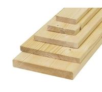 Gartenwelt Riegelsberger Planche à bords lisses en épicéa - 21 x 95 mm - Longueur : 80 cm - Épicéa naturel raboté - Bois de conifères séchés