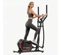 GartistGo Vélo elliptique magnétique Compact pour la Maison, résistance à 16 Niveaux avec Moniteur de pouls, écran LCD, Design Ultra Silencieux de 30 DB, capacité de Charge de 150 kg