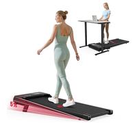 GartistGo Walking Pad Tapis de course avec inclinaison de 5 %, moteur de 2,5 CV, 1-6 km/h, sous bureau, tapis de course jusqu'à 150 kg, silencieux, avec télécommande, pour bureau à domicile (noir)