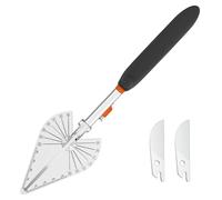 GARTOL Cisaille à onglet - Multifonctionnel - Multi-angles - Ciseaux d'angle pour moulure en bois vinyle - Réglable de 45 à 135 degrés avec lames de rechange