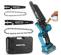 GARTOL Mini tronçonneuse de 20,3 cm et 1000 W, sans balai, avec graisseur automatique, pour sécateur, coupe-bois, compatible avec batterie Makita 18 V (sans batterie)