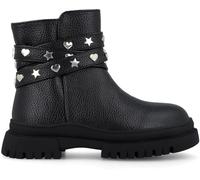GARVALÍN 251566-A054 Bottines pour fille Garvalín avec détails métalliques et semelle épaisse antidérapante pour fille, Noir , 38 EU