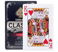 GARVALON 1 boîte Cartes de Poker Plastique Durables pour Jeux de Société Familiaux Ambiance Festive Décor de Fête Standard Confortable Lot Une Boîte pour Usage Domestique
