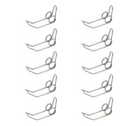 GARVALON 10 Ressorts Watergate pour Trompette, Remplacement du Ressort de Eau, Fer, Accessoires pour Trompette à Installer Facilement