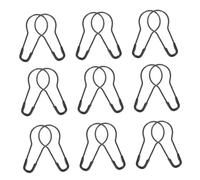 GARVALON 100 Épingles de Sûreté en Métal Forme Gourde 215 X 07 MM Noir Lot 100 Pcs Accessoires Couture Vêtements Patchwork Loisirs Créatifs