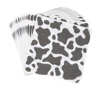 GARVALON 100 feuilles Serviettes Décoratives à Imprimé Vache pour Fête Lot de Colorées Papier pour Table de Repas et Anniversaires Accessoires Pratiques pour Célébrations