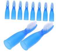 GARVALON 10pièces Brosse à Dents Manuelle Pour Prisonniers Avec Poignée Courte Et Poils Souples Brosse à Dents Sécurisée Pour Établissements De Réhabilitation Et Détention