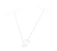 GARVALON 2 ensembles Support de Moustiquaire Berceau Acier Robuste Cadre Amovible Facile à Installer Compatible avec Divers Lits Garçon Fille pour Sommeil Sécurisé