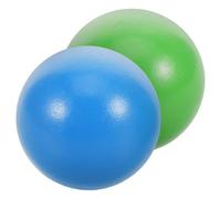 GARVALON 2 pièces Boules de Croquet Bois Durables pour Jeux Extérieurs Famille Jardin Garçon Fille Accessoires Traditionnels