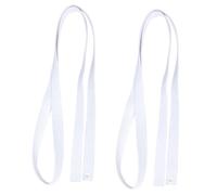 GARVALON 2 pièces Ceinture de Karaté et Taekwondo Blanche Légère Respirante Résistante pour Hommes et Femmes Arts Martiaux Judo Kickboxing